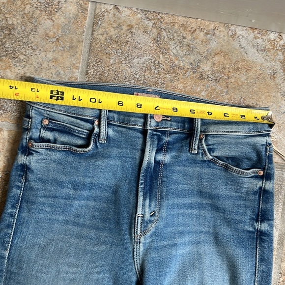 MOTHER The Mid Rise Dazzler Ankle Fray Size 28 NWT - Picture 8 of 15
